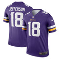 Justin Jefferson Minnesota Vikings Nike Legend Jersey   Purple