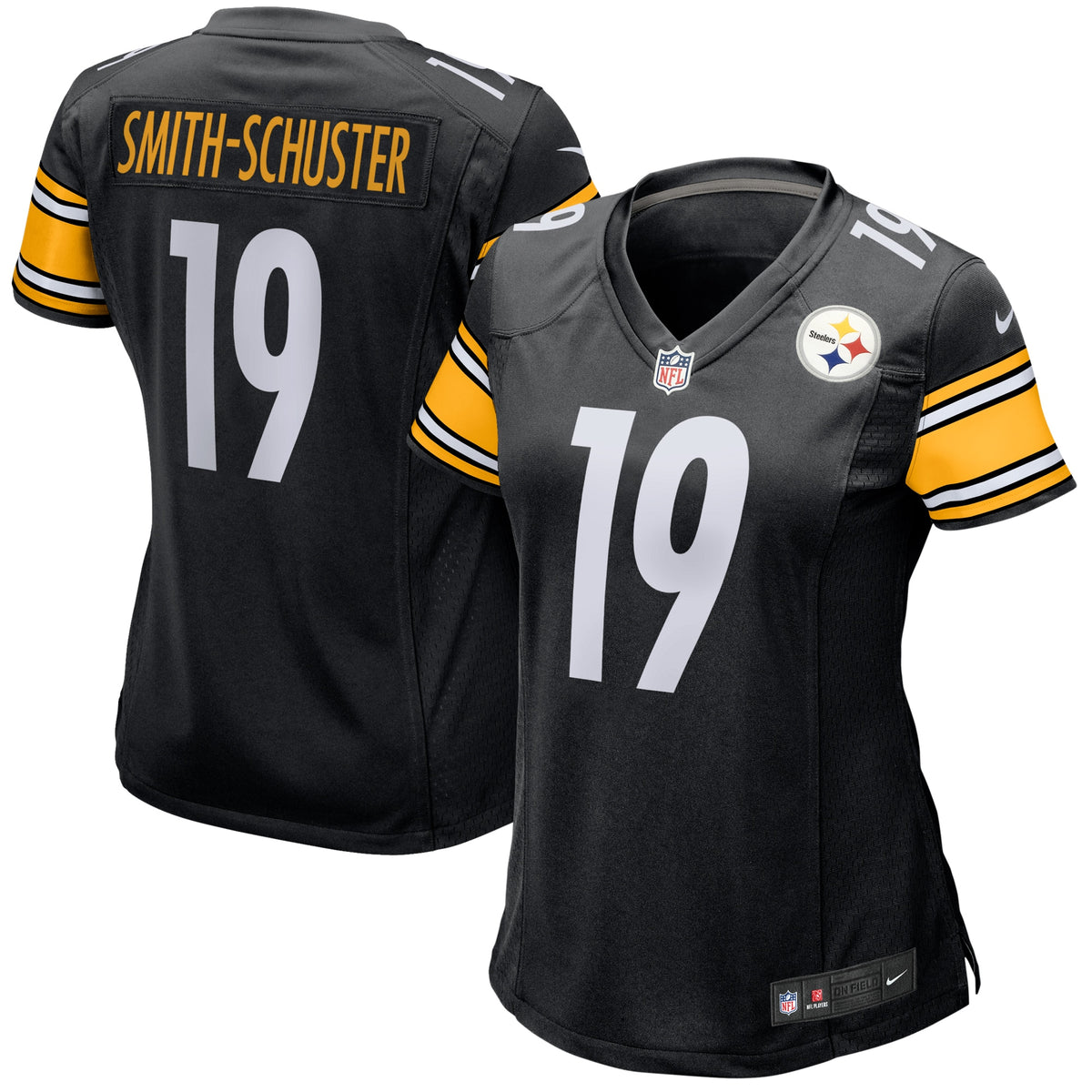 JuJu Smith-Schuster Pittsburgh Steelers Nike Women s Game Player Jersey   Black