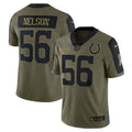 Quenton Nelson Indianapolis Colts Nike 2021 Salute To Service Limited Player Jersey   Olive