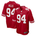 Jordans Willis San Francisco 49ers Nike Game Player Jersey   Scarlet