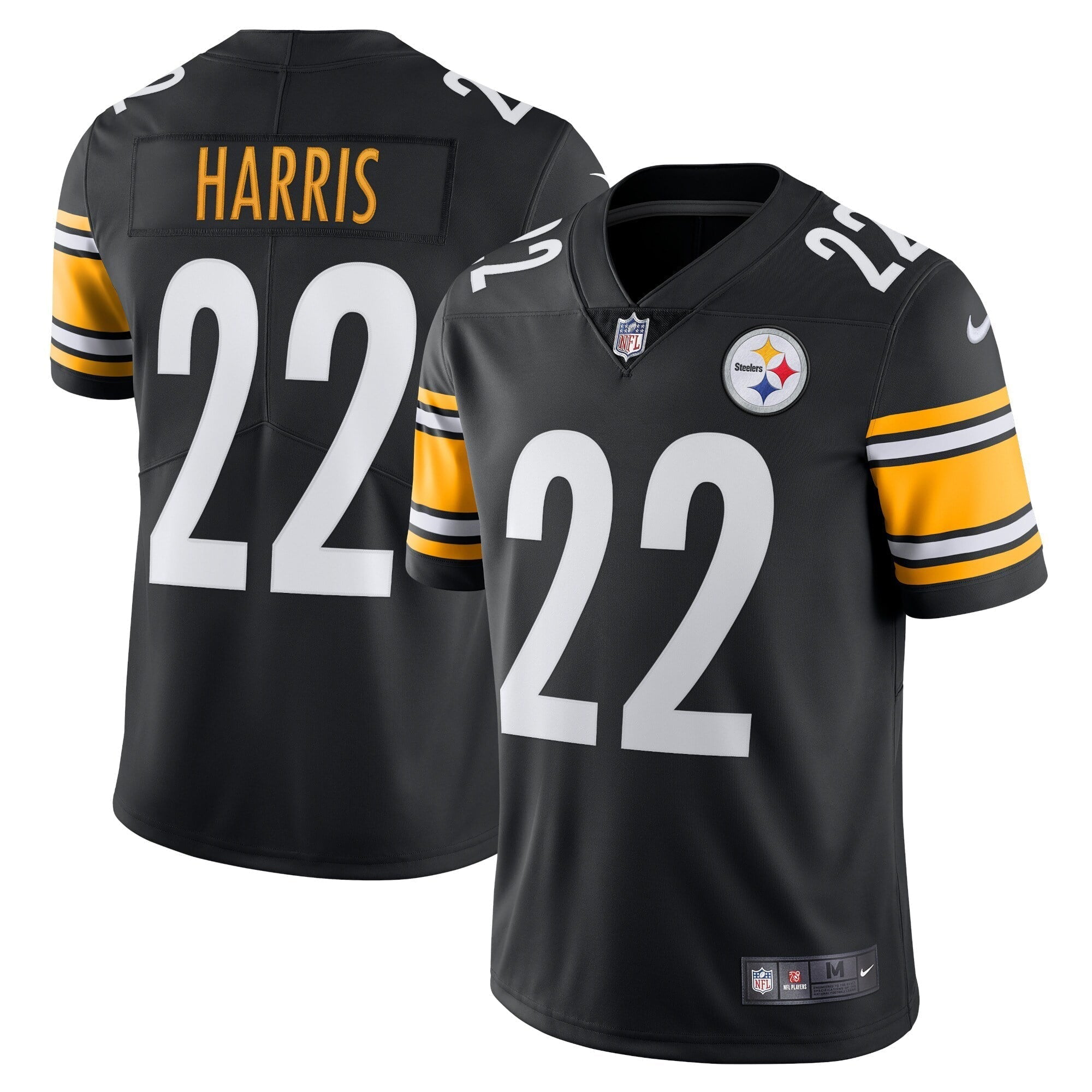 Men s Nike Najee Harris Black Pittsburgh Steelers Vapor Limited Jersey