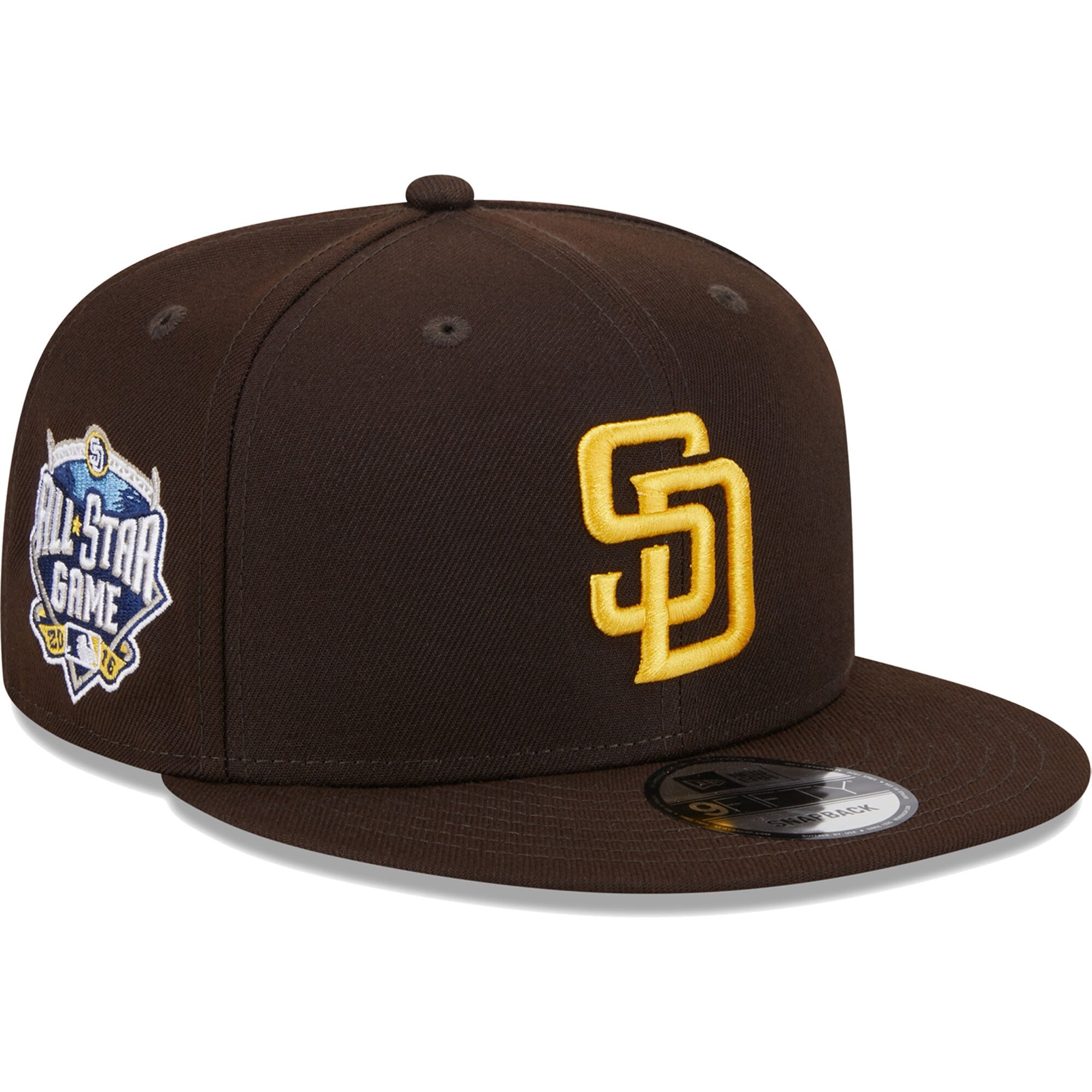 San Diego Padres New Era 2016 MLB All-Star Game Side Patch 9FIFTY Snapback Hat - Brown