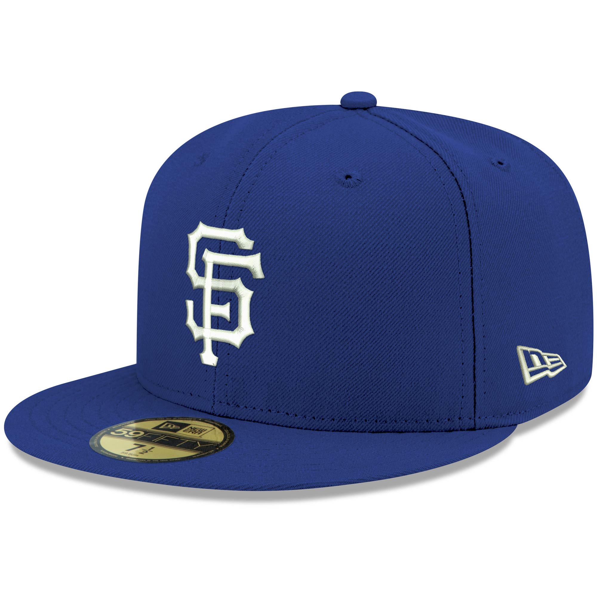 San Francisco Giants New Era White Logo 59FIFTY Fitted Hat - Royal