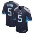 Kevin Hogan Tennessee Titans Nike Home Game Player Jersey   Navy