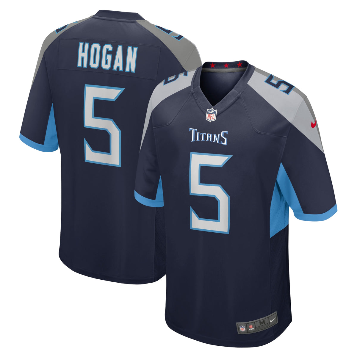 Kevin Hogan Tennessee Titans Nike Home Game Player Jersey   Navy