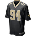 Men s Nike Cameron Jordans Black New Orleans Saints Game Jersey