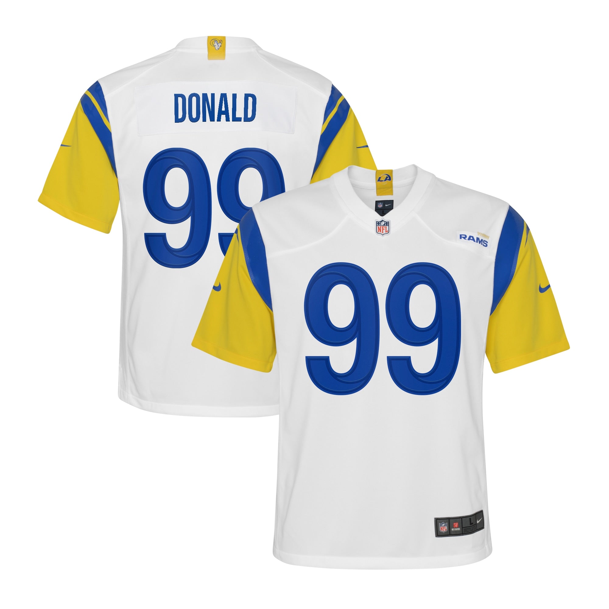 Aaron Donald Los Angeles Rams Nike Youth Game Jersey   White