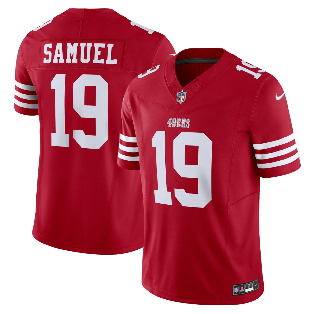 Men s Nike Deebo Samuel Scarlet San Francisco 49ers Vapor F.U.S.E. Limited Jersey