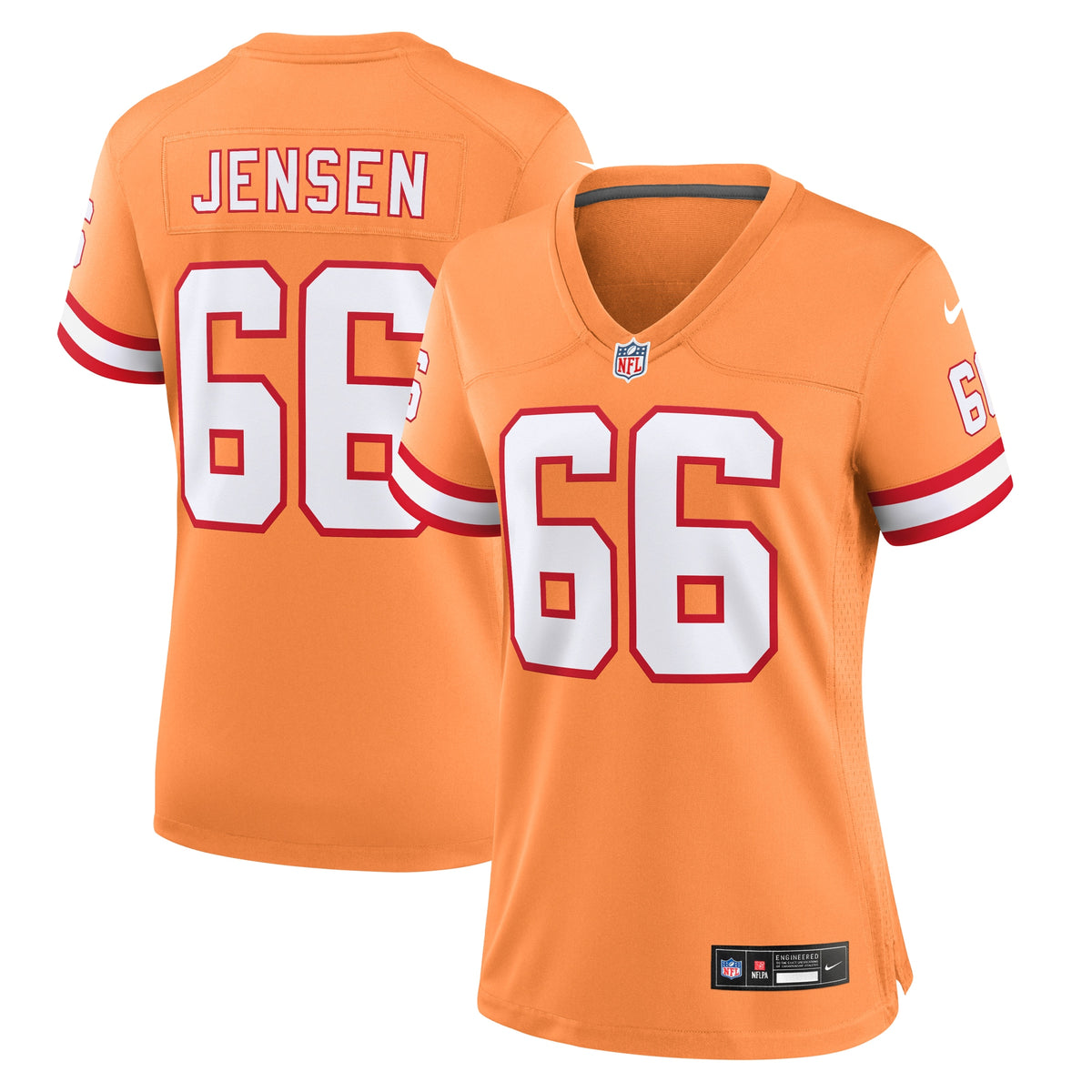 Ryan Jensen Tampa Bay Buccaneers Nike Women s Throwback Game Jersey   Orange