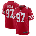 Men s Nike Nick Bosa Scarlet San Francisco 49ers Player Game Jersey