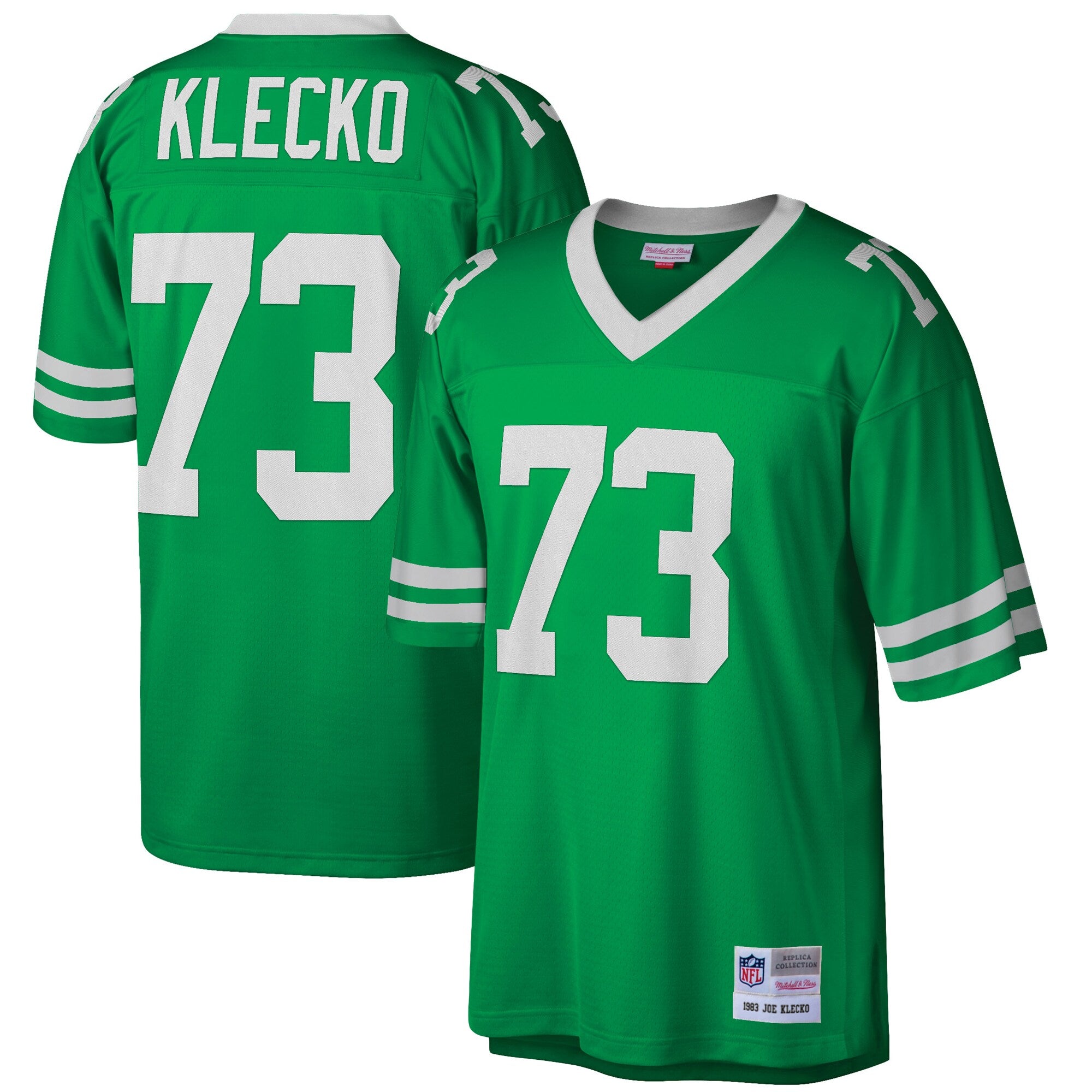 Joe Klecko New York Jets Mitchell   Ness Retired Player Legacy Replica Jersey   Green