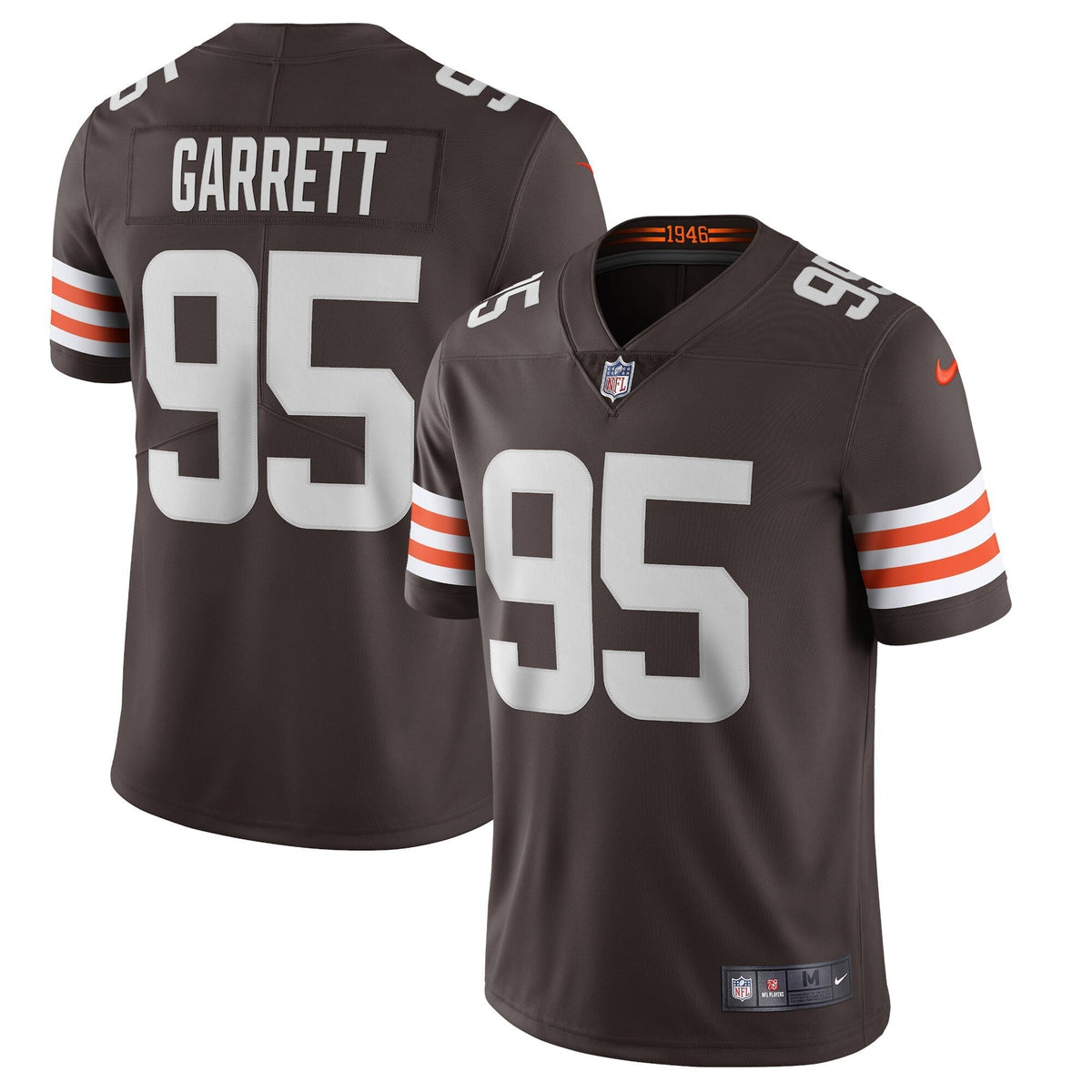 Men s Nike Myles Garrett Brown Cleveland Browns Vapor Limited Jersey