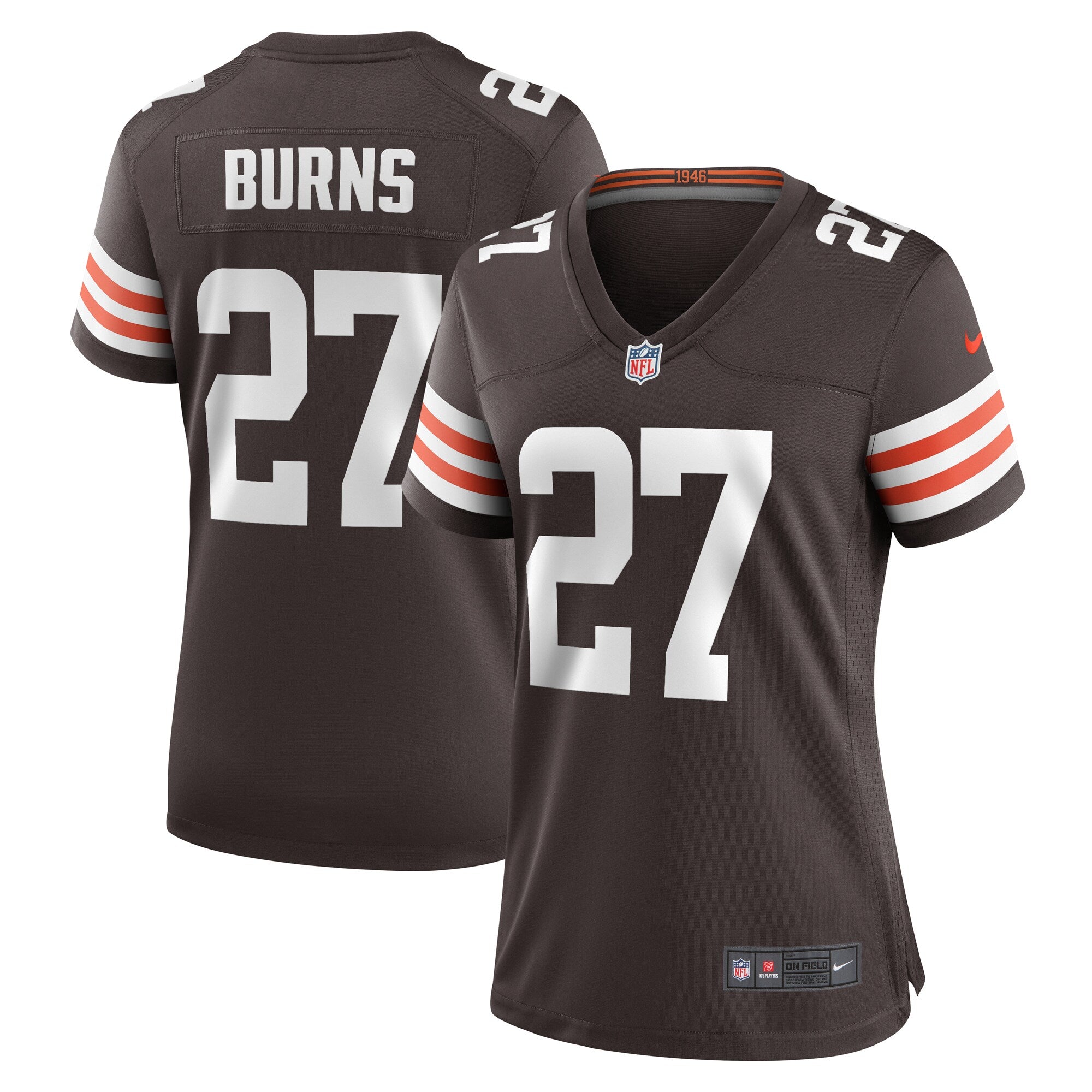 Lorenzo Burns Cleveland Browns Nike Women s Team Game Jersey    Brown