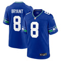 Men s Nike Coby Bryant Royal Seattle Seahawks Throwback Player Game Jersey