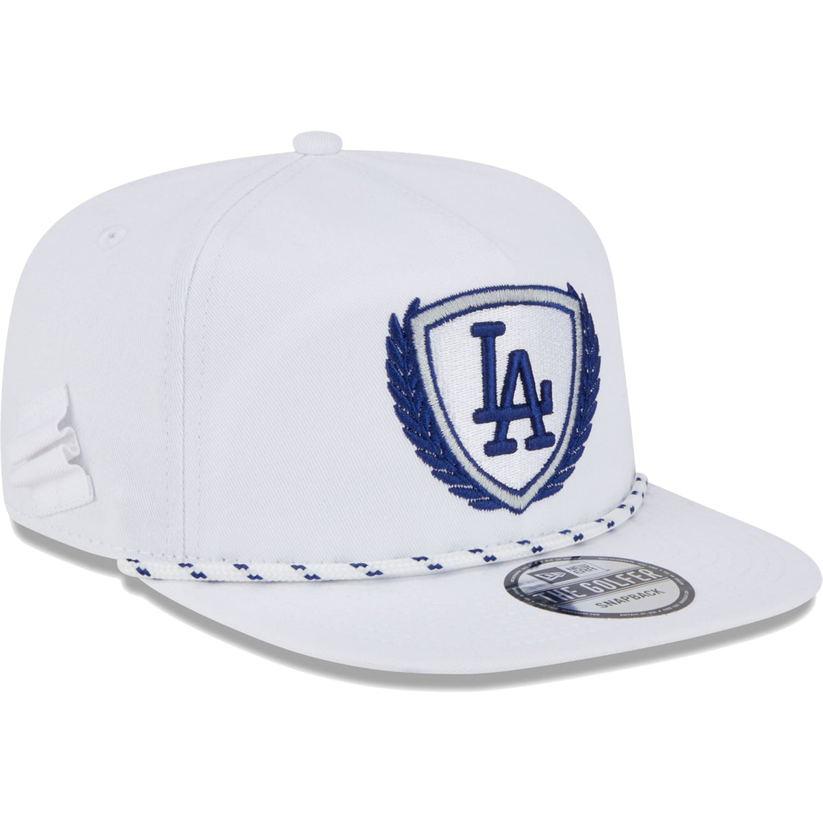 Los Angeles Dodgers New Era Golfer Tee 9FIFTY Snapback Hat - White