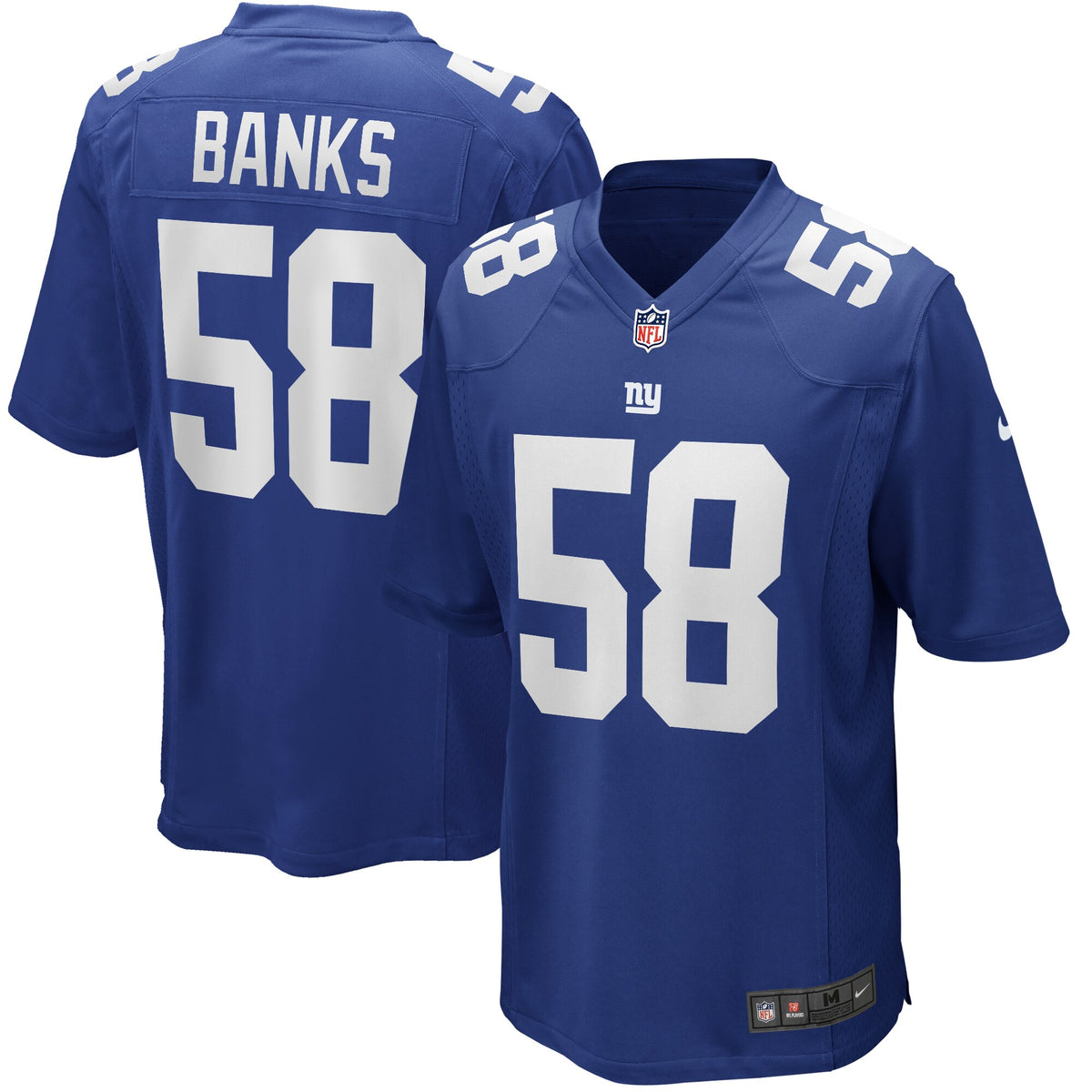 Carl Banks New York Giants Nike Game Retired Player Jersey Royal