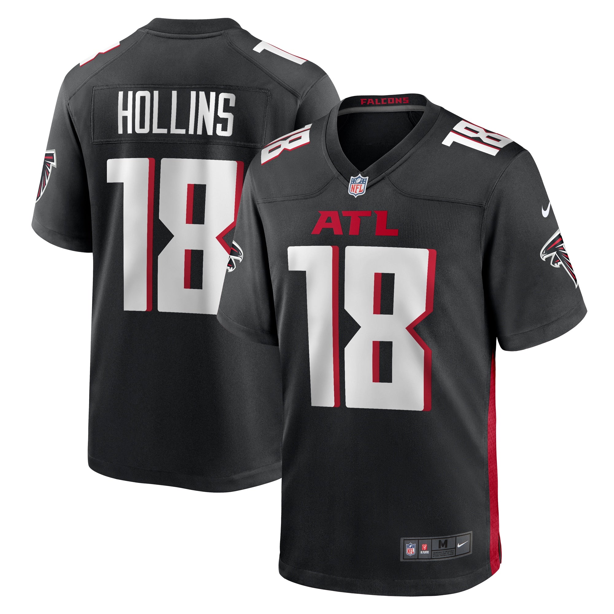 Mack Hollins Atlanta Falcons Nike Game Player Jersey   Black