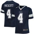 Dak Prescott Dallas Cowboys Nike Girls Youth Team Game Jersey   Navy