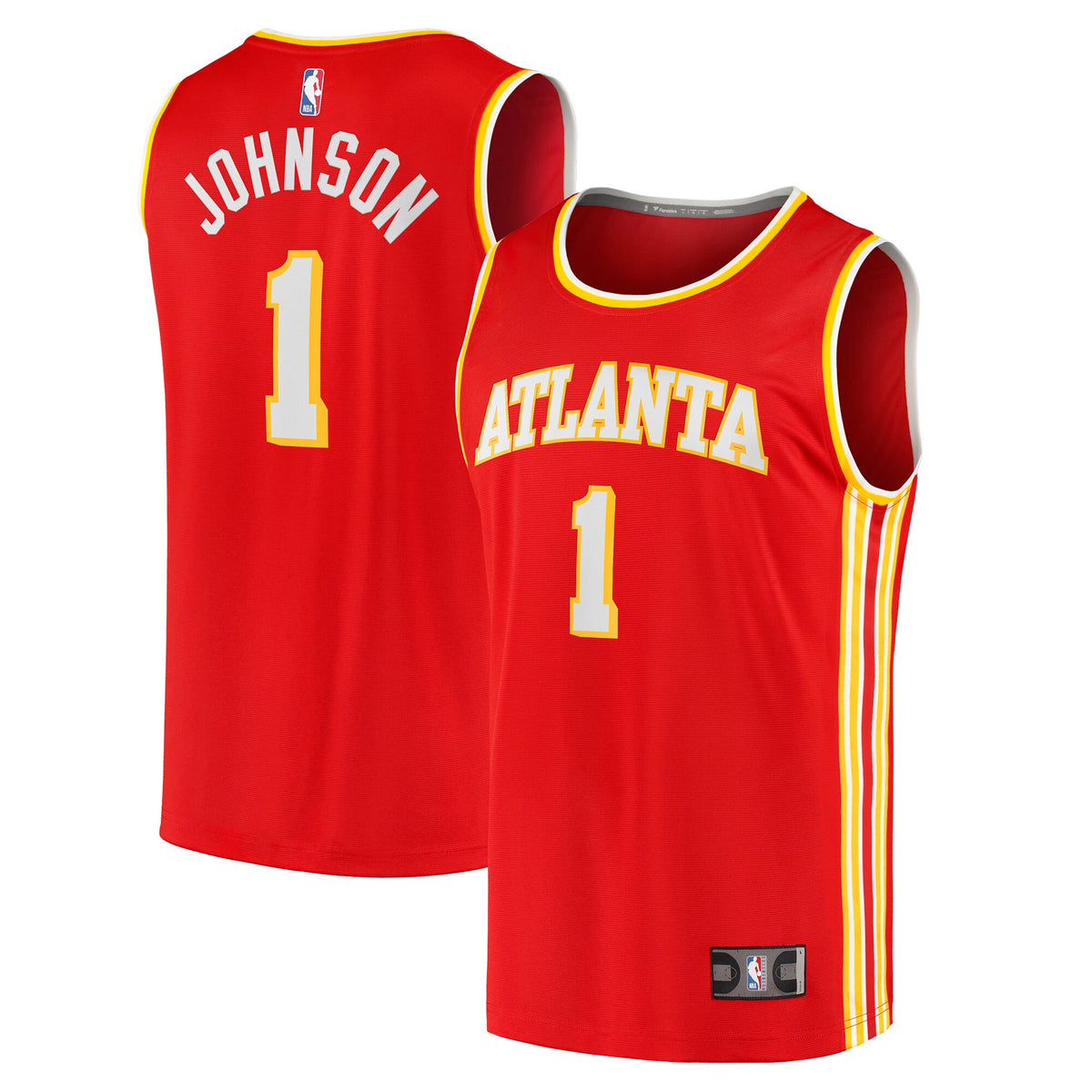 Jalen Johnson Atlanta Hawks, NBA Jerseys Fanatics Branded Youth 2021/22 Fast Break Replica Jersey - Icon Edition - Red