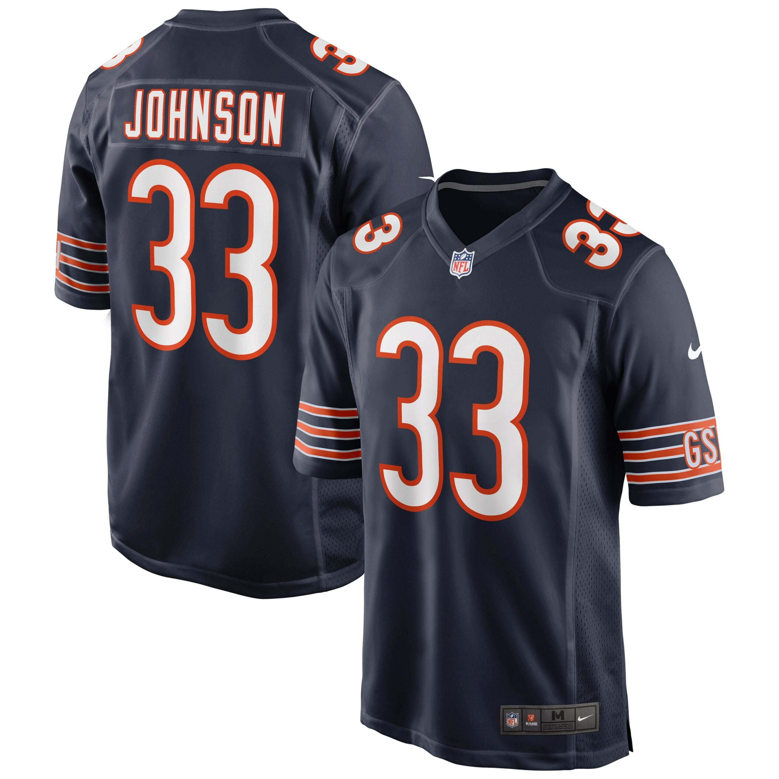 Jaylon Johnson Chicago Bears Nike Game Jersey   Navy