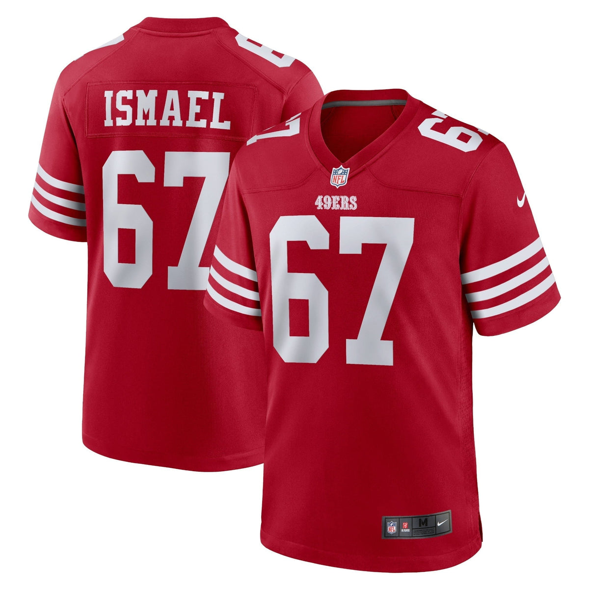 Men s Nike Keith Ismael Scarlet San Francisco 49ers Home Game Player Jersey