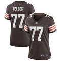 Women s Nike Wyatt Teller Brown Cleveland Browns Game Jersey