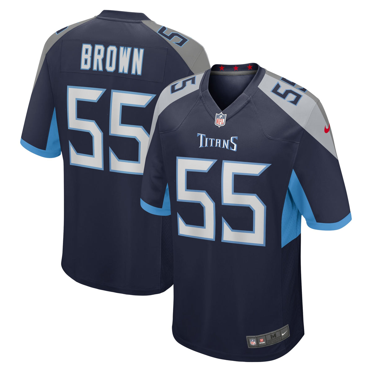 Jayon Brown Tennessee Titans Nike Game Jersey   Navy