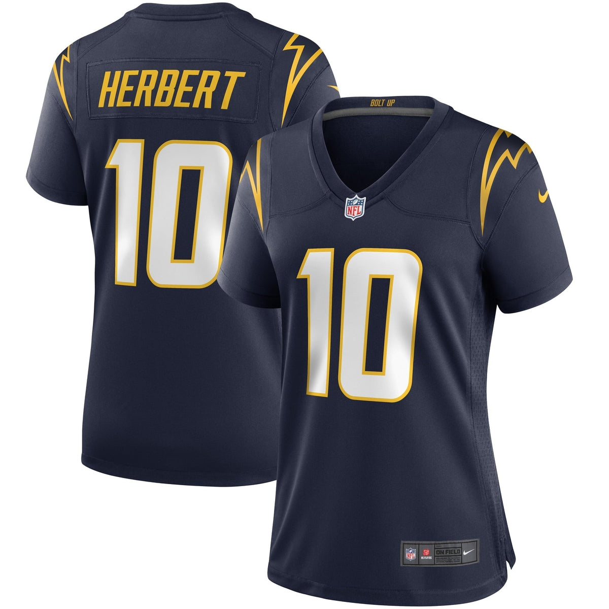 Women s Nike Justin Herbert Navy Los Angeles Chargers Game Jersey