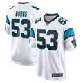 Youth Carolina Panthers Brian Burns Game Jersey   White