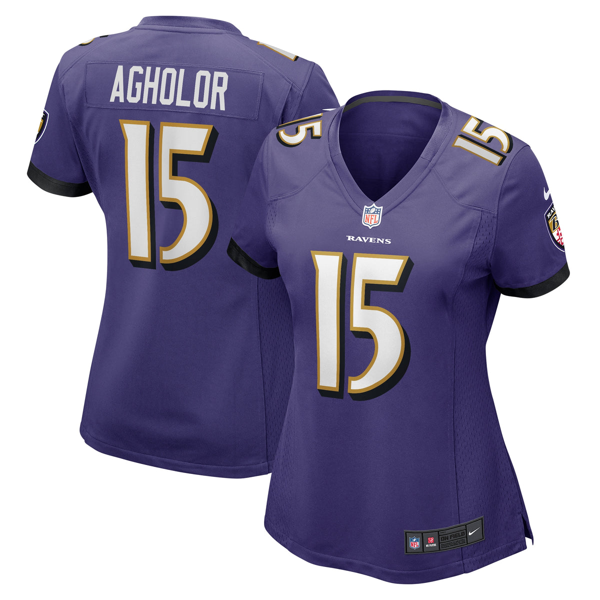 Nelson Agholor Baltimore Ravens Nike Women s Game Jersey   Purple