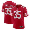 Tre Swilling San Francisco 49ers Nike Team Game Jersey   Scarlet