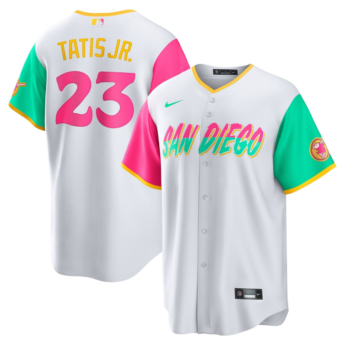 Men's Nike Fernando Tatis Jr. White San Diego Padres 2022 City Connect Replica Player Jersey
