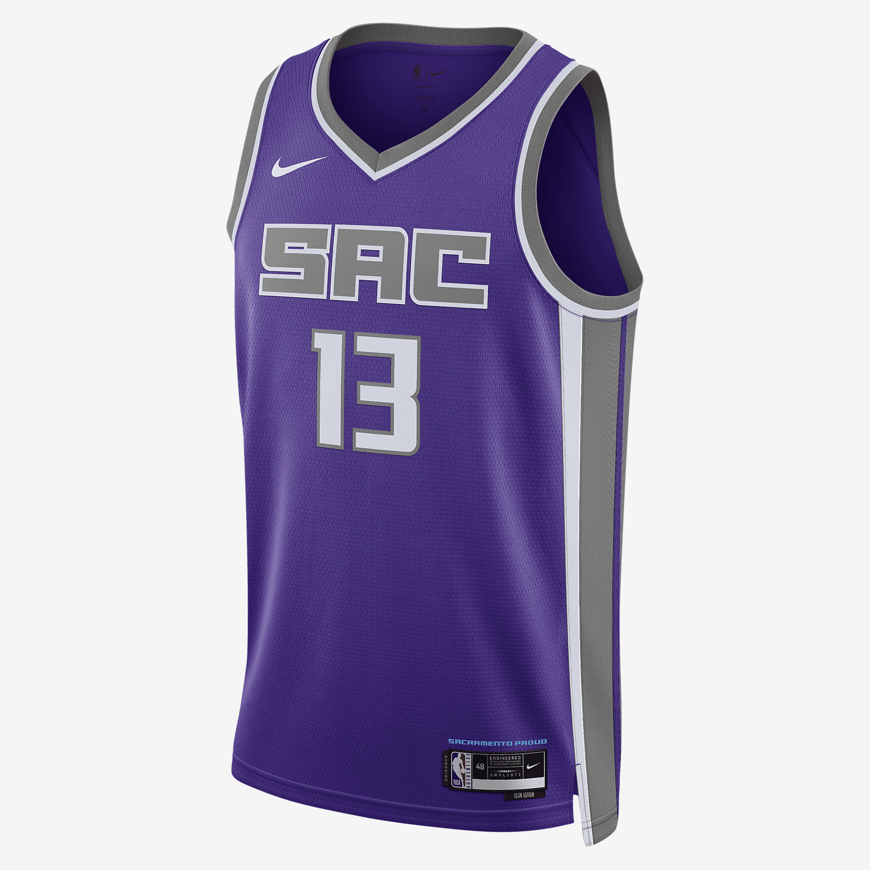 Sacramento Kings Icon Edition 2022/23 Nike Dri-FIT NBA Swingman Jersey - Field Purple