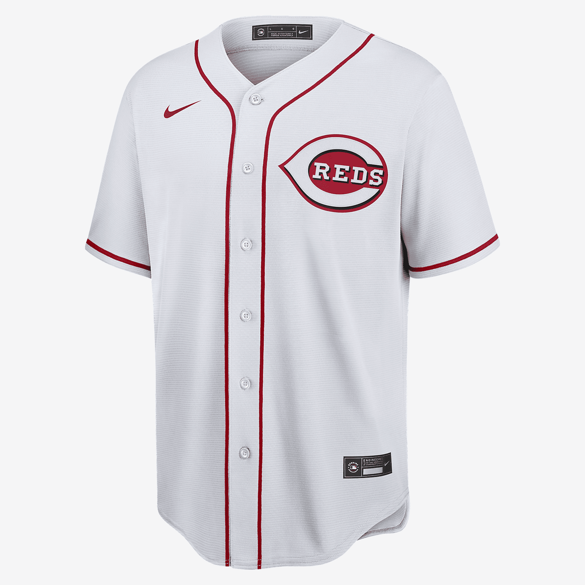 MLB Cincinnati Reds (Mike Moustakas) Men's Replica Baseball Jersey - White