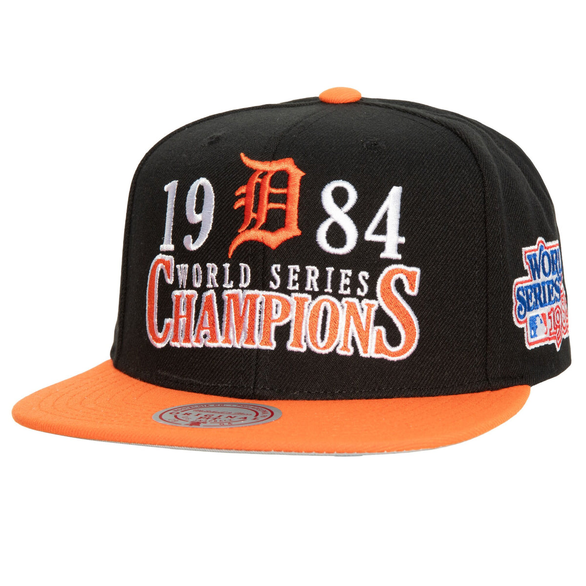 Detroit Tigers Mitchell & Ness World Series Champs Snapback Hat - Black