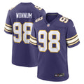 Men s Nike D.J. Wonnum Purple Minnesota Vikings Classic Player Game Jersey