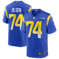 Merlin Olsen Los Angeles Rams Nike Game Retired Player Jersey   Royal