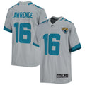 Trevor Lawrence Jacksonville Jaguars Nike Youth Inverted Team Game Jersey   Silver