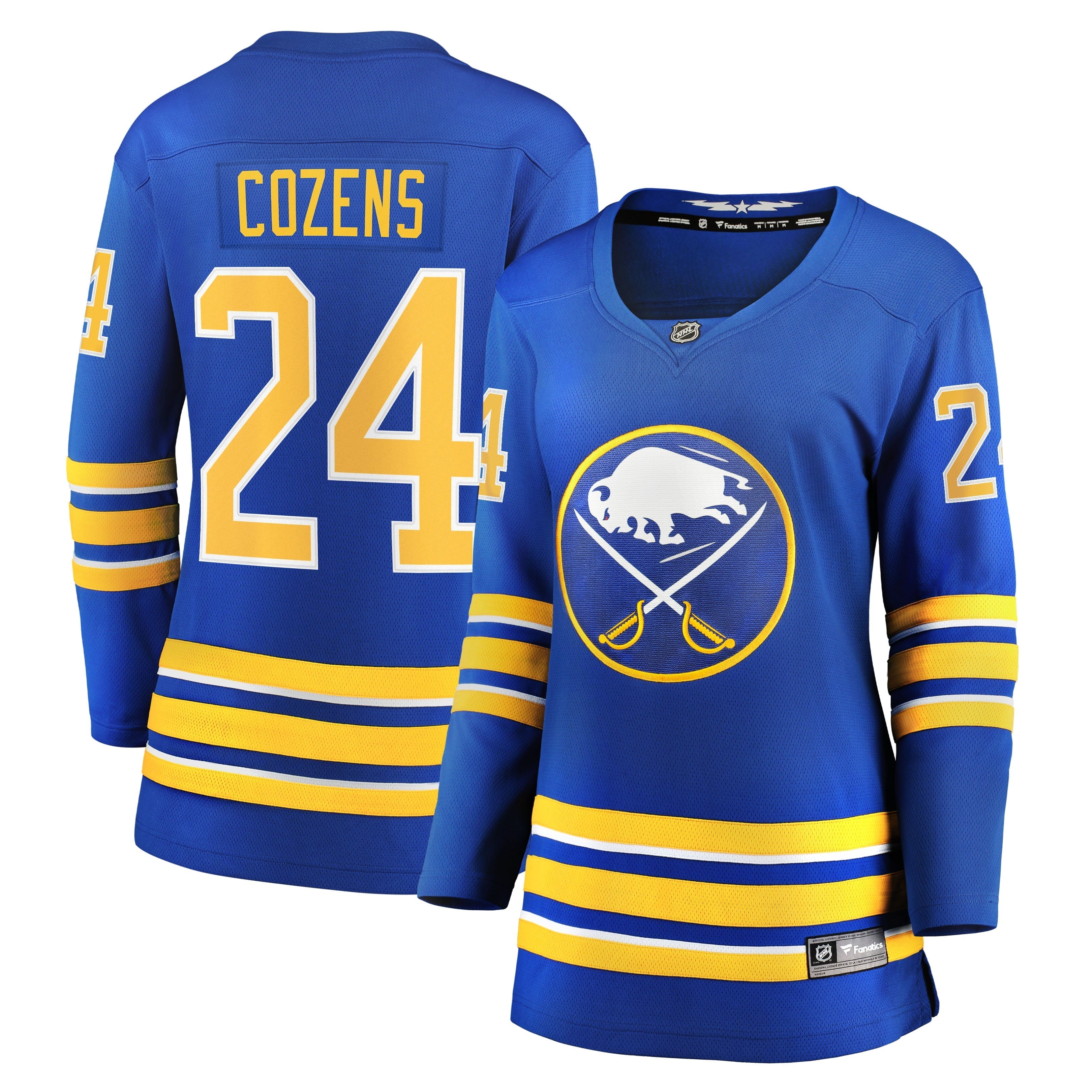 Women's Fanatics Branded Dylan Cozens Royal Buffalo Sabres Home Breakaway Player Jersey