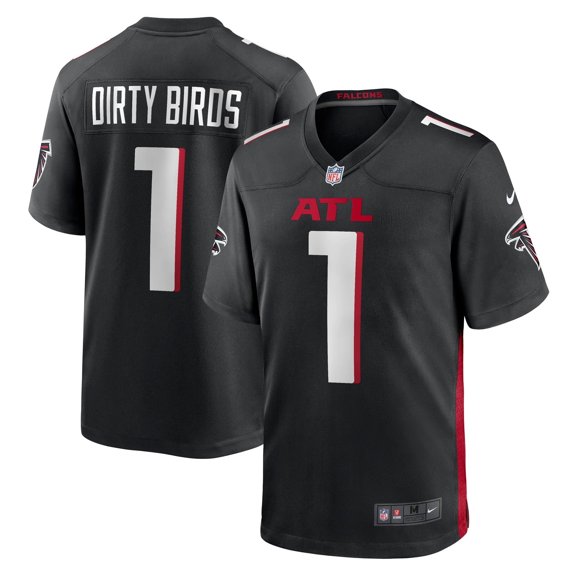 Men s Nike Dirty Birds Black Atlanta Falcons Game Jersey