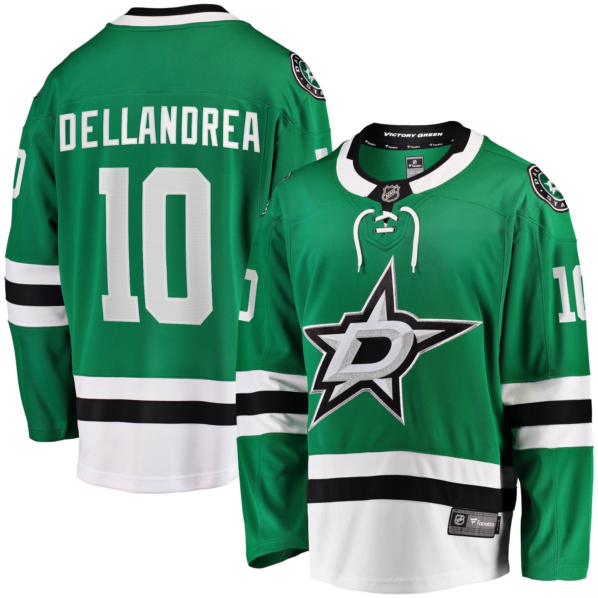 Men's Fanatics Branded Ty Dellandrea Kelly Green Dallas Stars Home Breakaway Player Jersey
