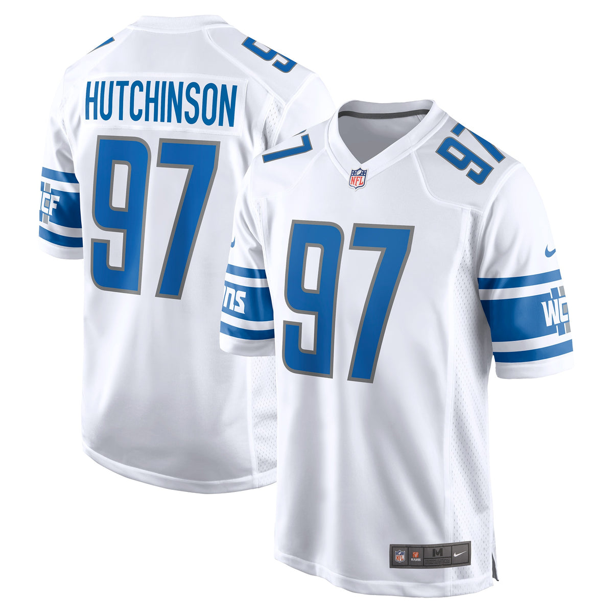 Aidan Hutchinson Detroit Lions Nike Player Game Jersey   White