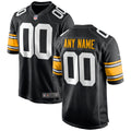 Pittsburgh Steelers Nike Youth Alternate Custom Game Jersey   Black
