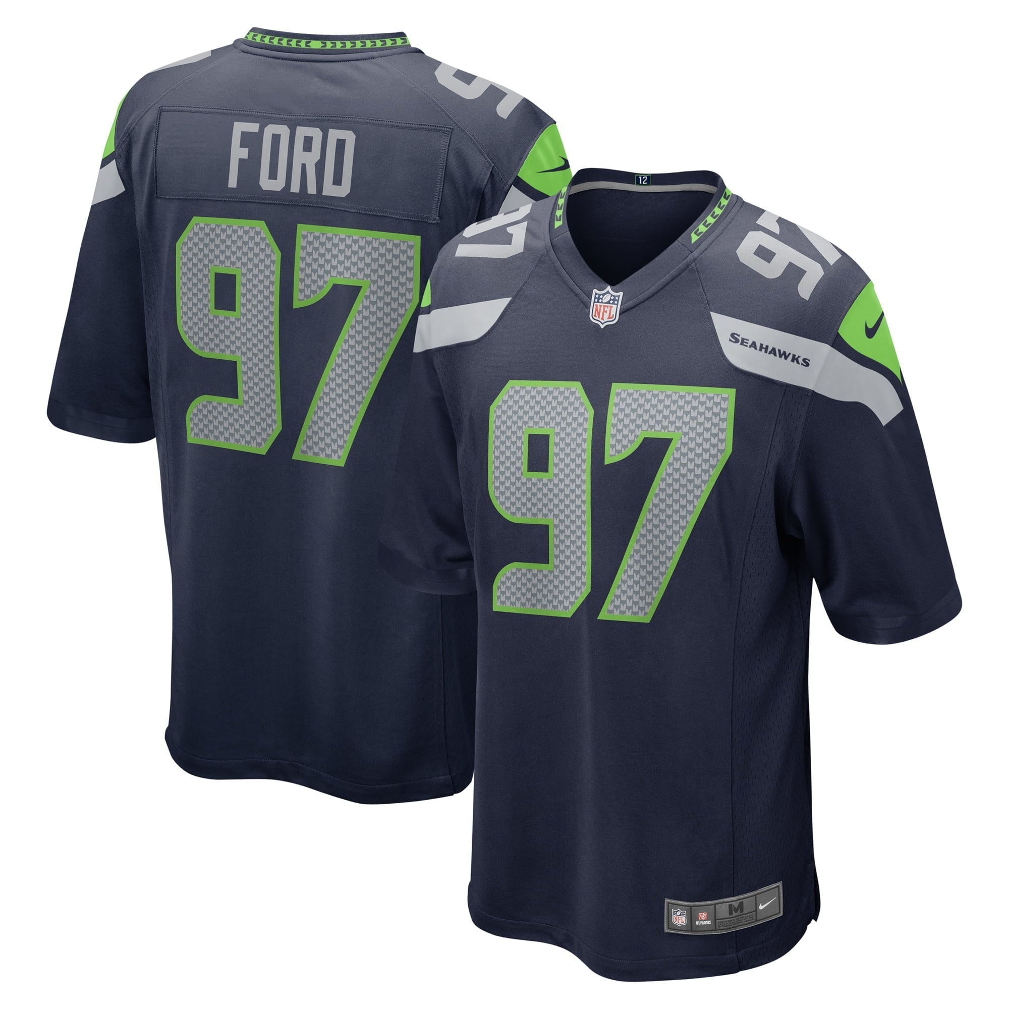 Men s Nike Poona Ford College Navy Seattle Seahawks Game Jersey