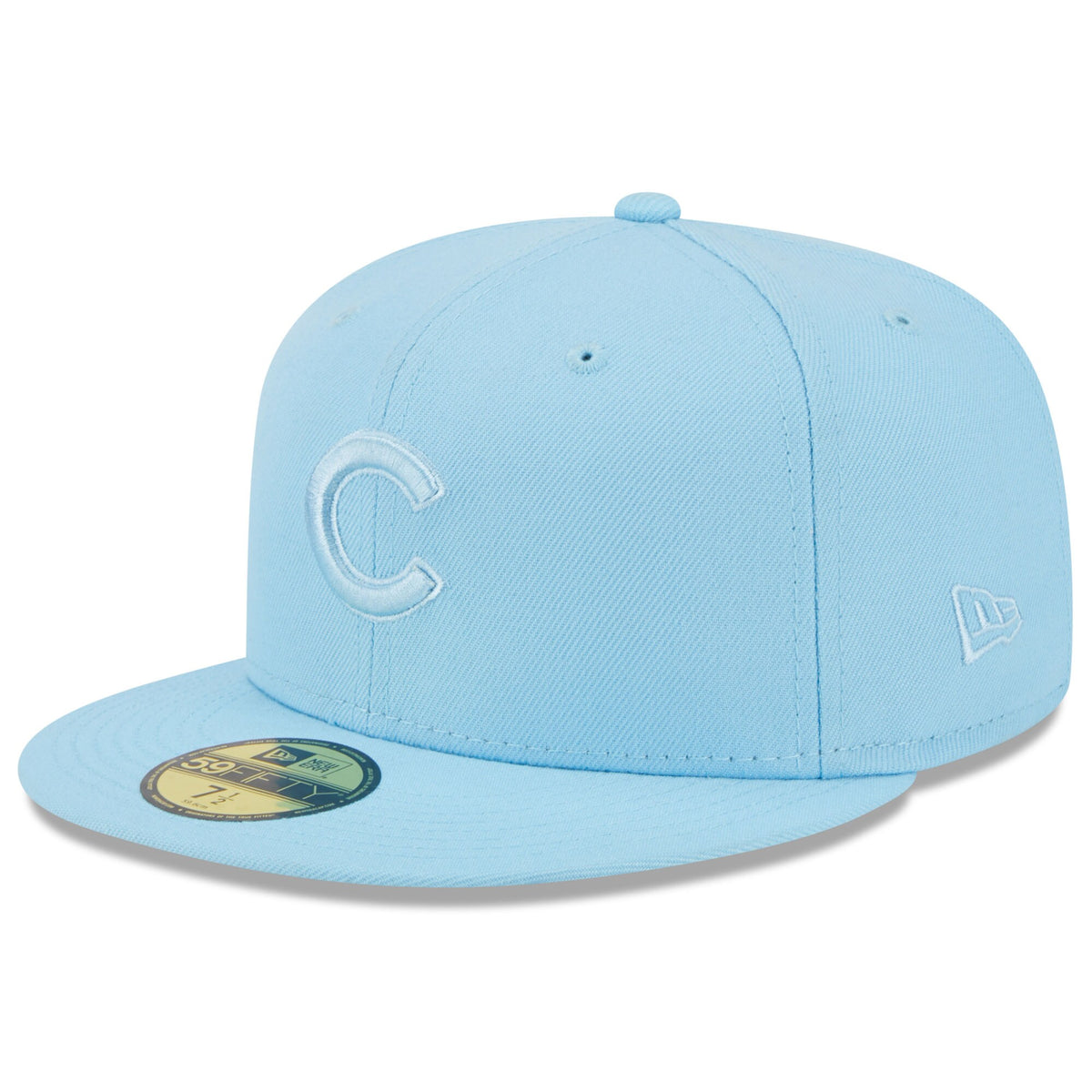 Chicago Cubs New Era 2023 Spring Color Basic 59FIFTY Fitted Hat - Light Blue