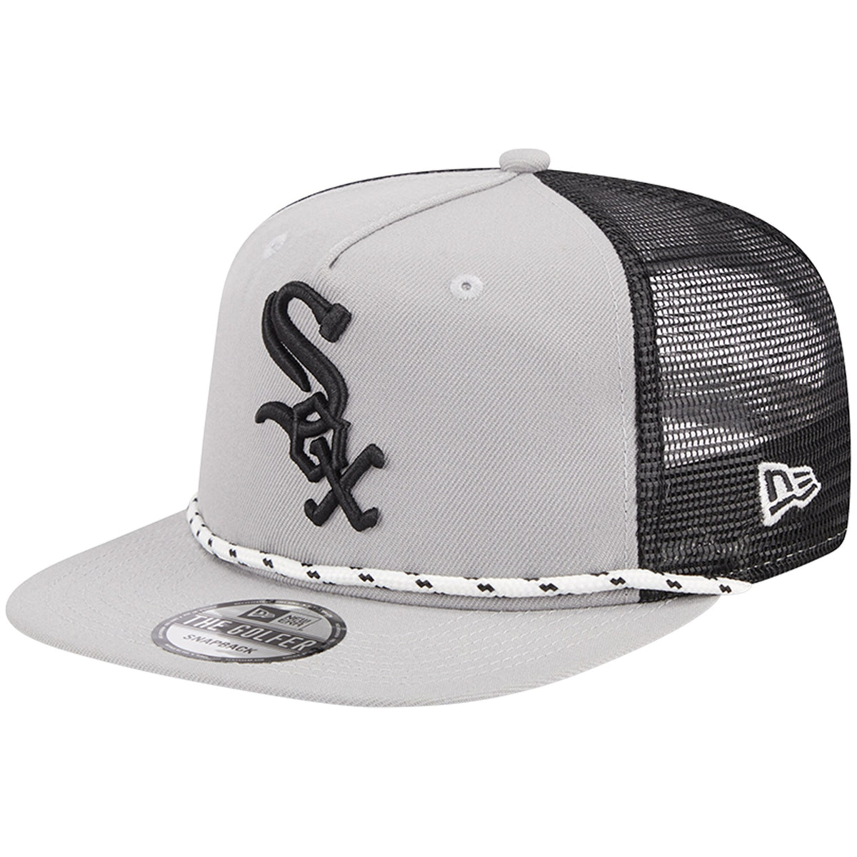 Chicago White Sox New Era Golfer Green Undervisor 9FIFTY Snapback Hat - Gray