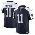 Men s Nike Micah Parsons Navy Dallas Cowboys Vapor F.U.S.E. Limited Jersey
