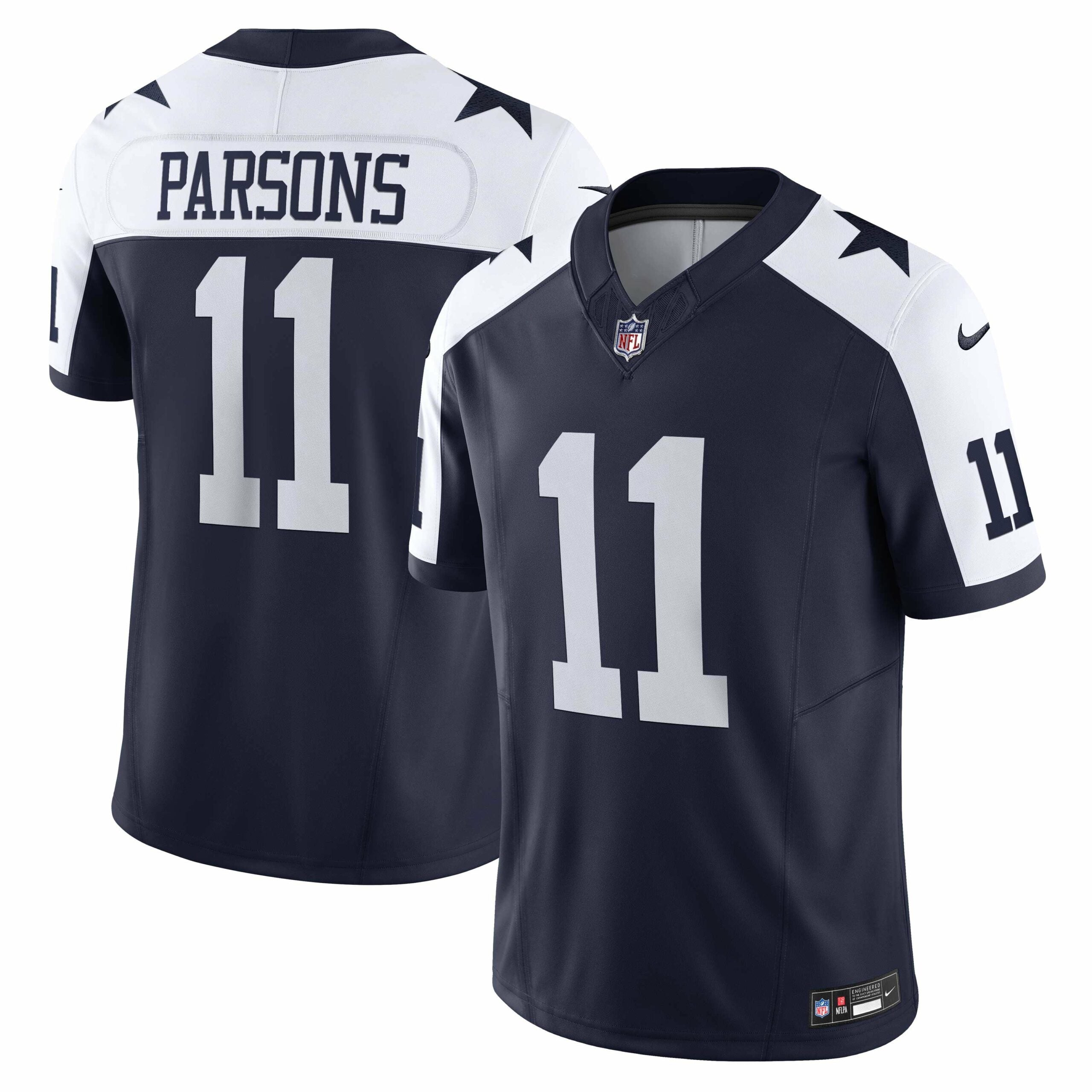 Men s Nike Micah Parsons Navy Dallas Cowboys Vapor F.U.S.E. Limited Jersey