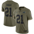 Jeremy Chinn Carolina Panthers Nike 2022 Salute To Service Limited Jersey   Olive