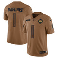 Ahmad Sauce Gardner New York Jets Nike 2023 Salute To Service Limited Jersey   Brown